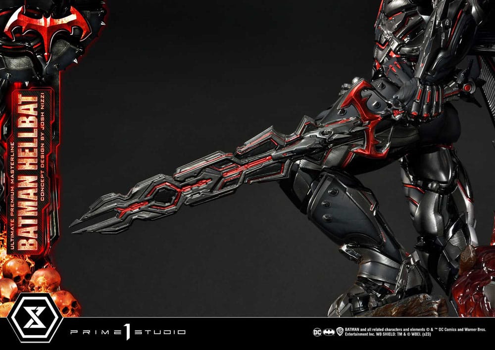 Batman statuette Ultimate Premium Masterline Series Hellbat Concept Design by Josh Nizzi Regular Version 76 cm