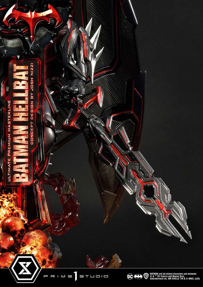 Batman statuette Ultimate Premium Masterline Series Hellbat Concept Design by Josh Nizzi Regular Version 76 cm