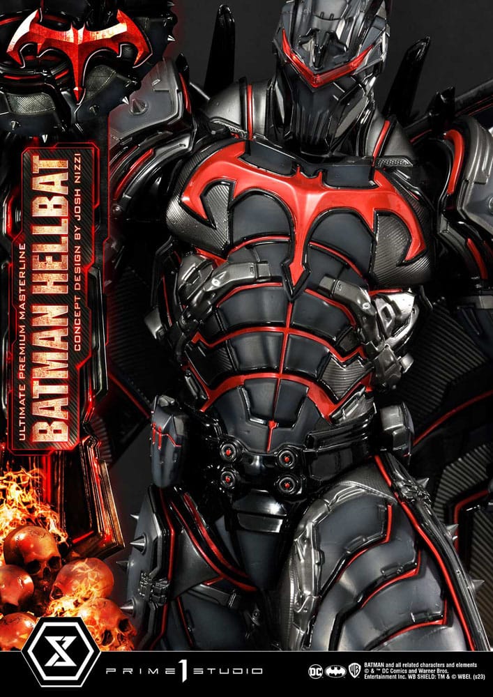 Batman statuette Ultimate Premium Masterline Series Hellbat Concept Design by Josh Nizzi Regular Version 76 cm