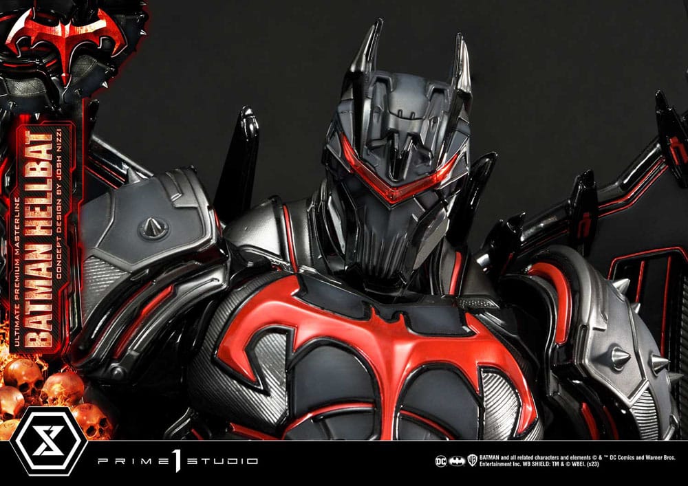 Batman statuette Ultimate Premium Masterline Series Hellbat Concept Design by Josh Nizzi Regular Version 76 cm