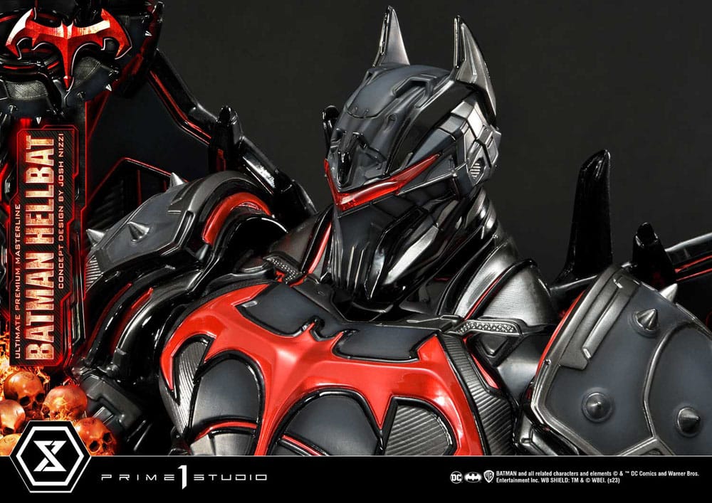 Batman statuette Ultimate Premium Masterline Series Hellbat Concept Design by Josh Nizzi Regular Version 76 cm