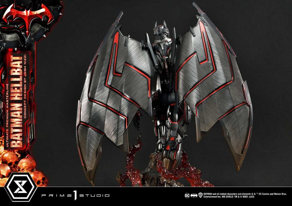 Batman statuette Ultimate Premium Masterline Series Hellbat Concept Design by Josh Nizzi Regular Version 76 cm