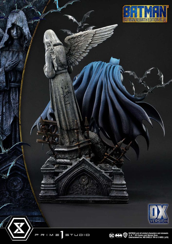 Batman statuette Ultimate Premium Masterline Series 1/4 Batman Rebirth Edition Blue Deluxe Bonus Version 71 cm