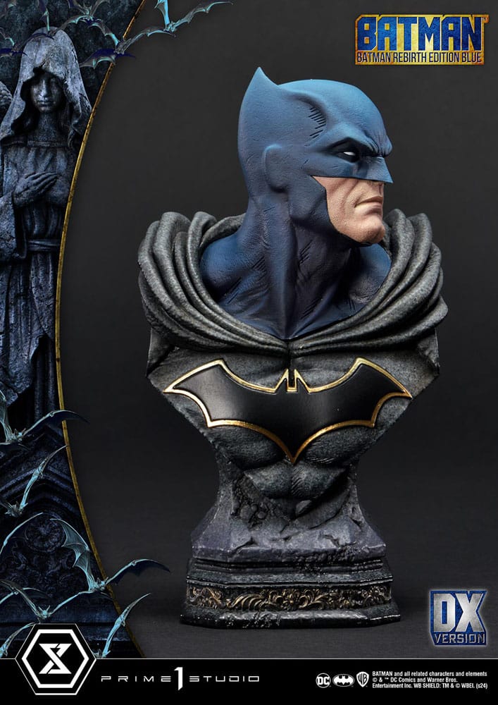 Batman statuette Ultimate Premium Masterline Series 1/4 Batman Rebirth Edition Blue Deluxe Bonus Version 71 cm