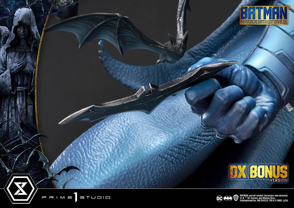 Batman statuette Ultimate Premium Masterline Series 1/4 Batman Rebirth Edition Blue Deluxe Bonus Version 71 cm