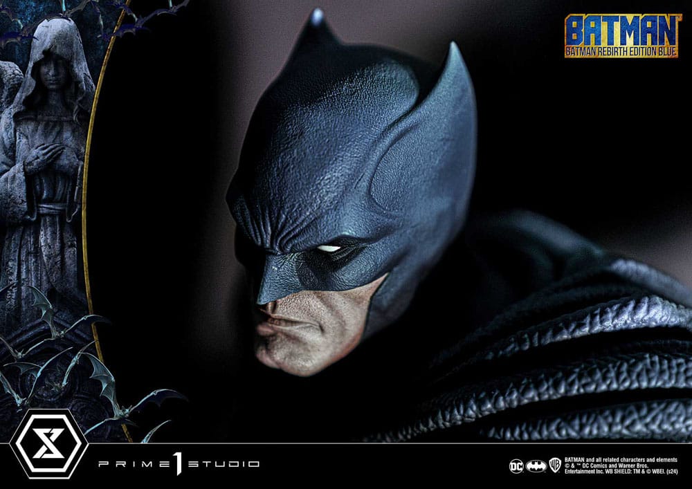 Batman statuette Ultimate Premium Masterline Series 1/4 Batman Rebirth Edition Blue Deluxe Bonus Version 71 cm
