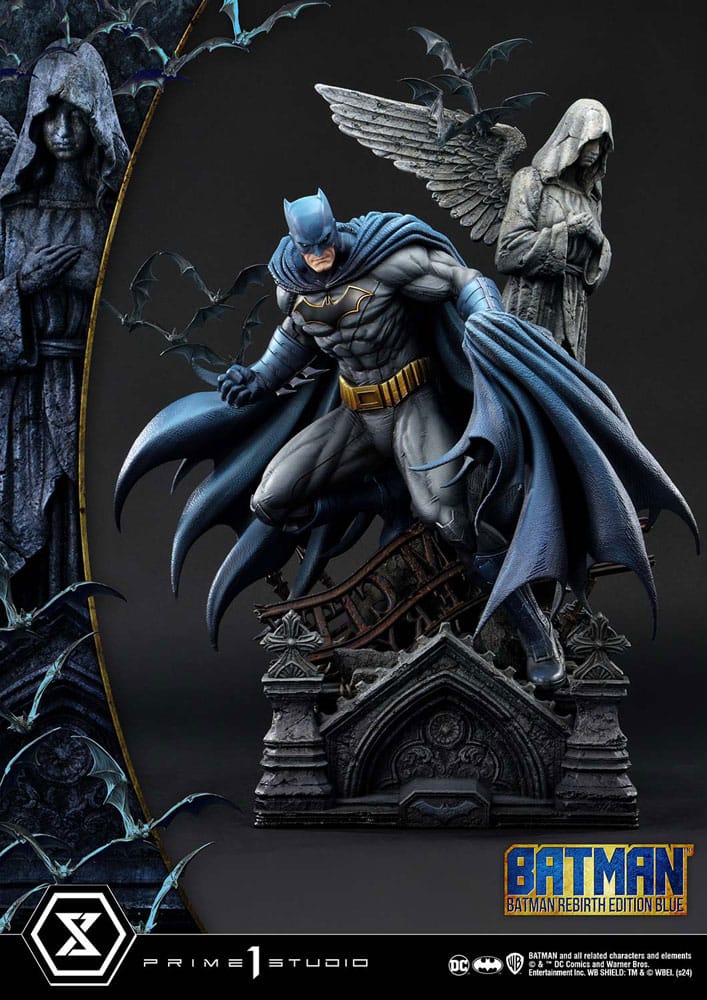 Batman statuette Ultimate Premium Masterline Series 1/4 Batman Rebirth Edition Blue 71 cm