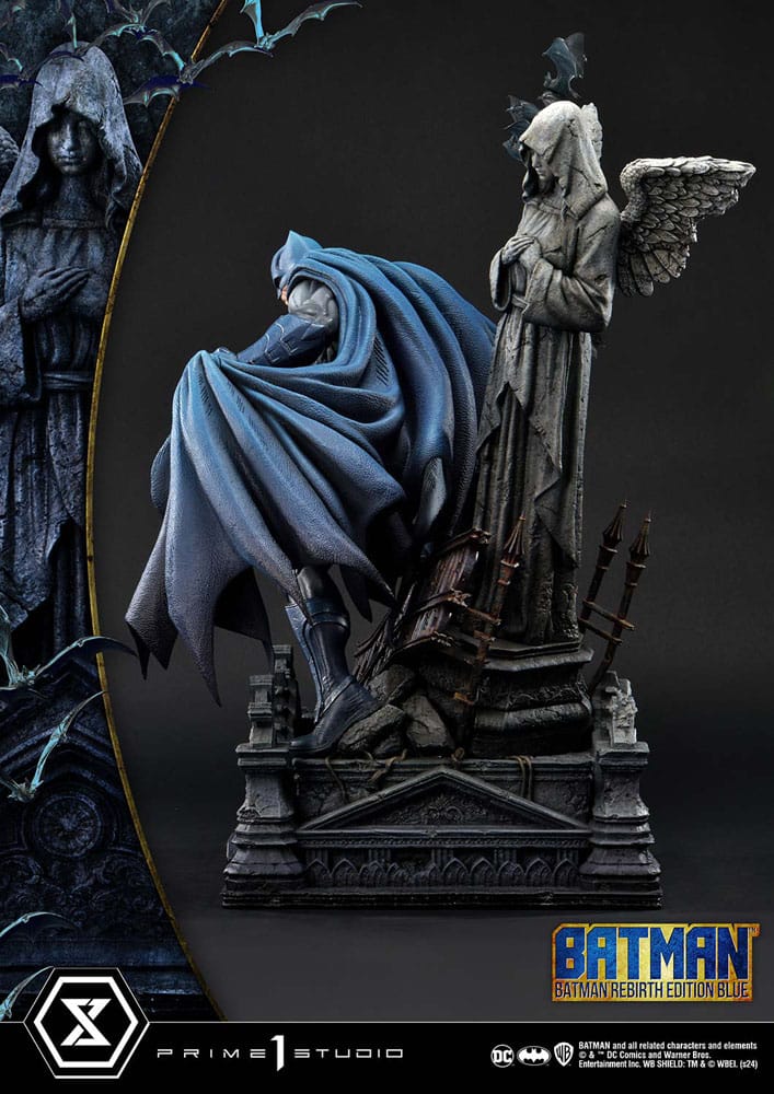 Batman statuette Ultimate Premium Masterline Series 1/4 Batman Rebirth Edition Blue 71 cm