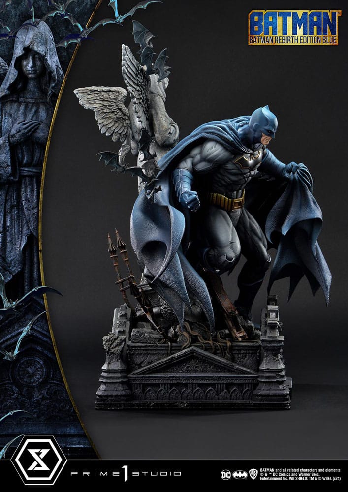 Batman statuette Ultimate Premium Masterline Series 1/4 Batman Rebirth Edition Blue 71 cm