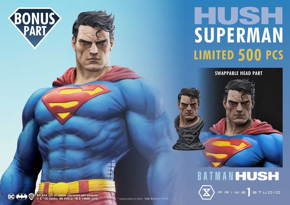 DC Comics statuette Ultimate Premium Masterline Series 1/4 Batman: Hush (Comic) Superman Bonus Version 77 cm