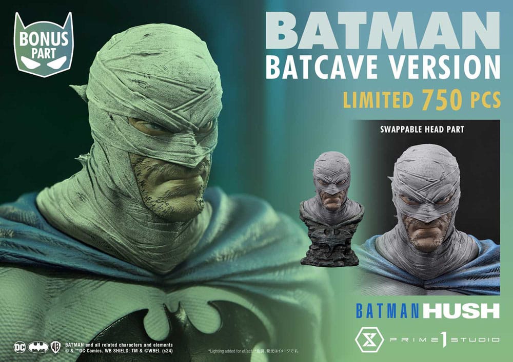 Batman statuette Ultimate Premium Masterline Series 1/4 Hush (Comics) Batman Deluxe Version 56 cm