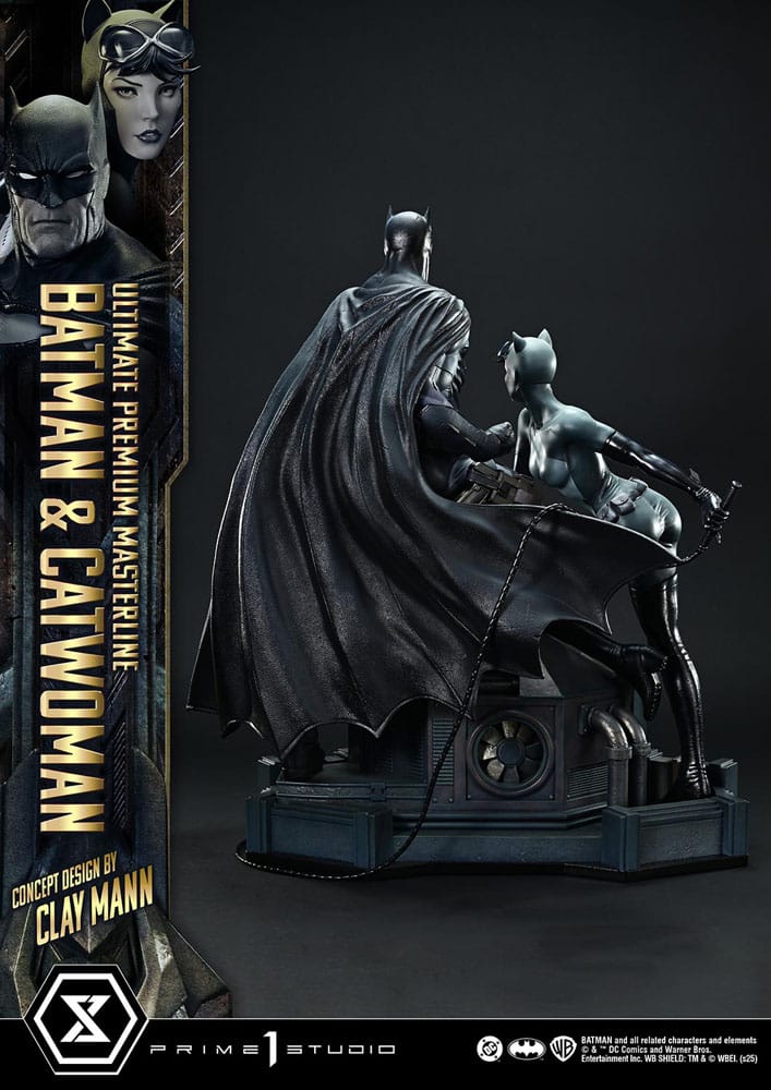 DC Comics statuette Ultimate Premium Masterline Series 1/4 Batman & Catwoman (Concept Design by Clay Mann) 56 cm