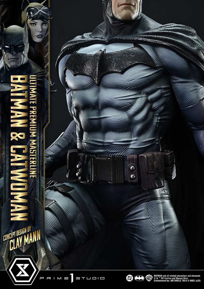DC Comics statuette Ultimate Premium Masterline Series 1/4 Batman & Catwoman (Concept Design by Clay Mann) 56 cm