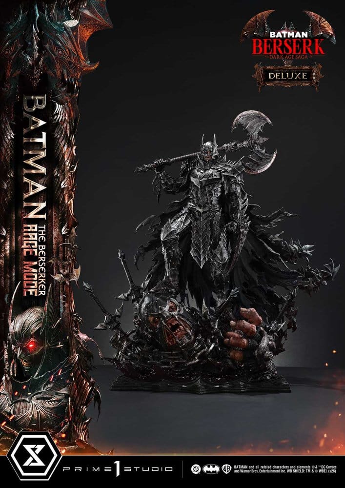 DC Comics statuette Ultimate Premium Masterline Series 1/4 Batman (Comics) Batman: The Berserker Rage Mode Deluxe Version 93 cm