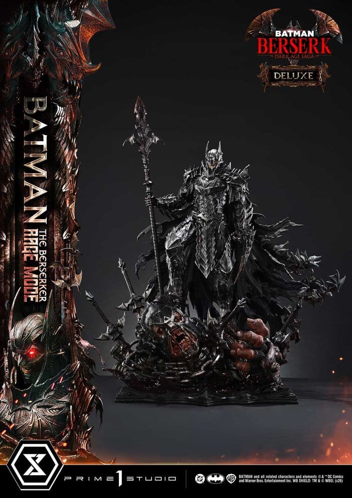 DC Comics statuette Ultimate Premium Masterline Series 1/4 Batman (Comics) Batman: The Berserker Rage Mode Deluxe Version 93 cm
