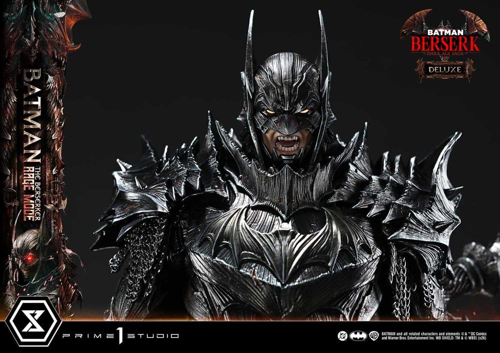 DC Comics statuette Ultimate Premium Masterline Series 1/4 Batman (Comics) Batman: The Berserker Rage Mode Deluxe Version 93 cm