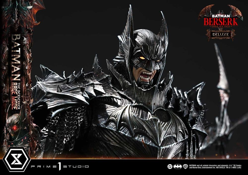 DC Comics statuette Ultimate Premium Masterline Series 1/4 Batman (Comics) Batman: The Berserker Rage Mode Deluxe Version 93 cm