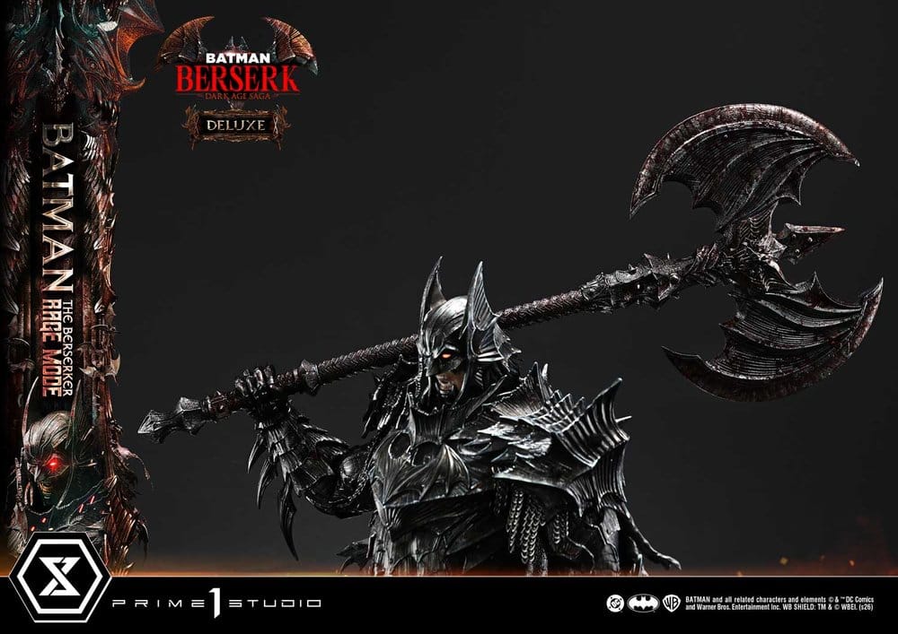 DC Comics statuette Ultimate Premium Masterline Series 1/4 Batman (Comics) Batman: The Berserker Rage Mode Deluxe Version 93 cm