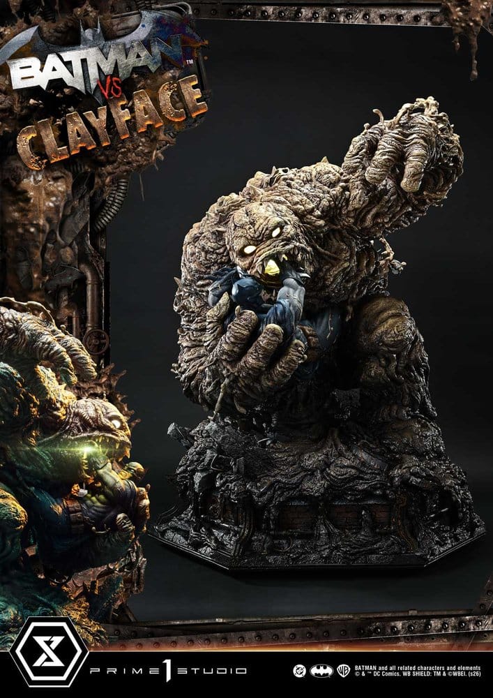 DC Comics Ultimate Premium Masterline Series statuette 1/4 Batman VS Clayface 83 cm