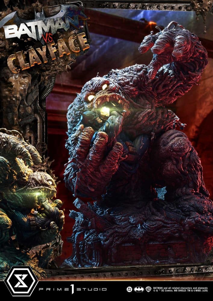 DC Comics Ultimate Premium Masterline Series statuette 1/4 Batman VS Clayface 83 cm