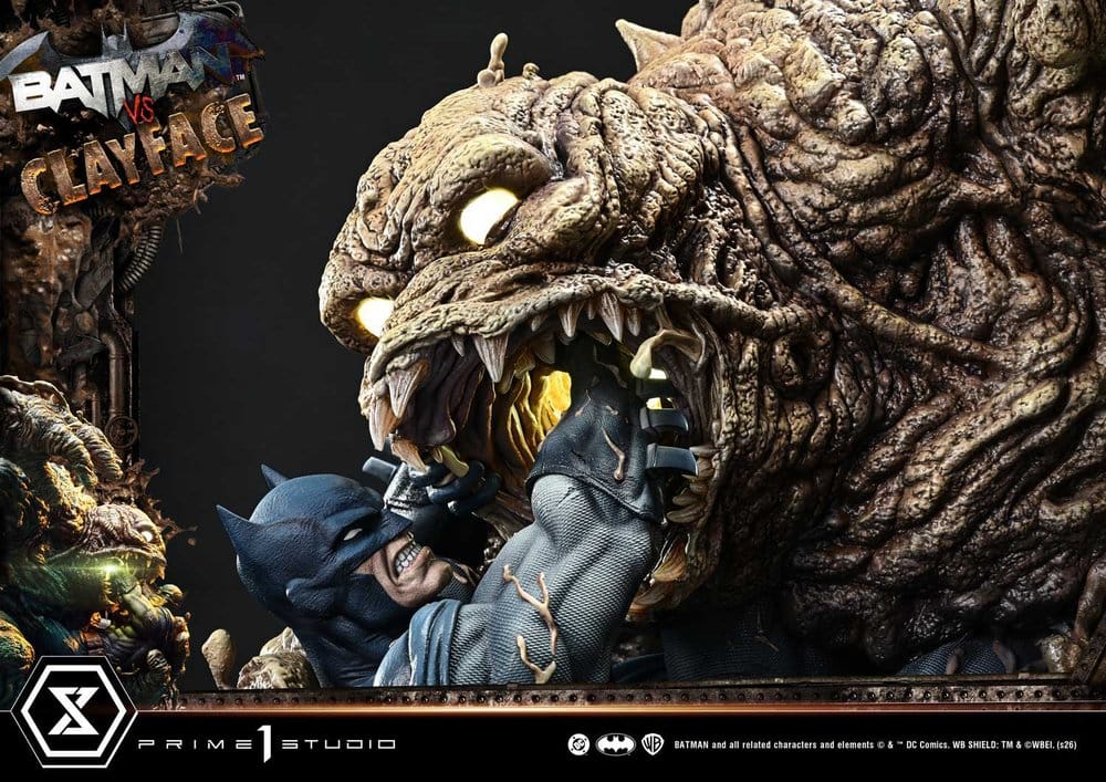 DC Comics Ultimate Premium Masterline Series statuette 1/4 Batman VS Clayface 83 cm