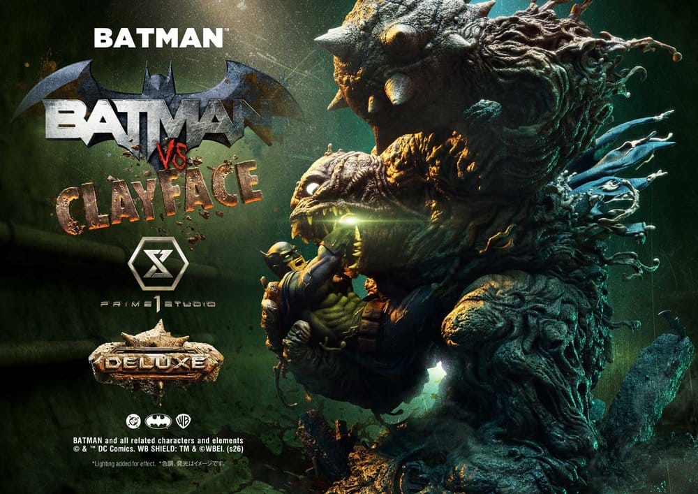 DC Comics Ultimate Premium Masterline Series statuette 1/4 Batman VS Clayface Deluxe Version 83 cm