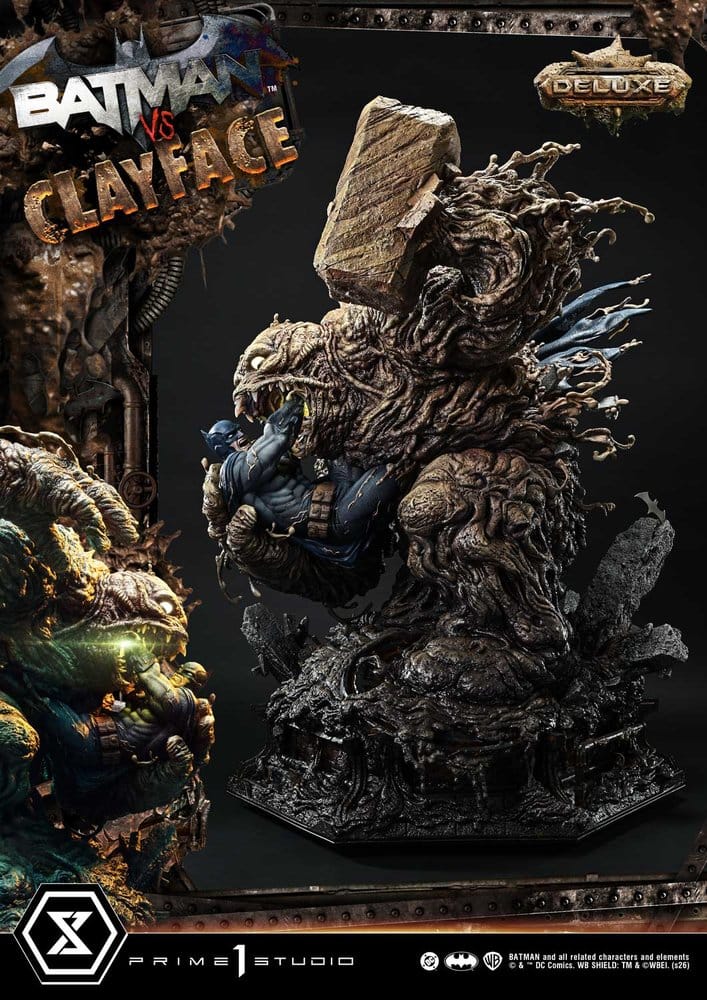DC Comics Ultimate Premium Masterline Series statuette 1/4 Batman VS Clayface Deluxe Version 83 cm