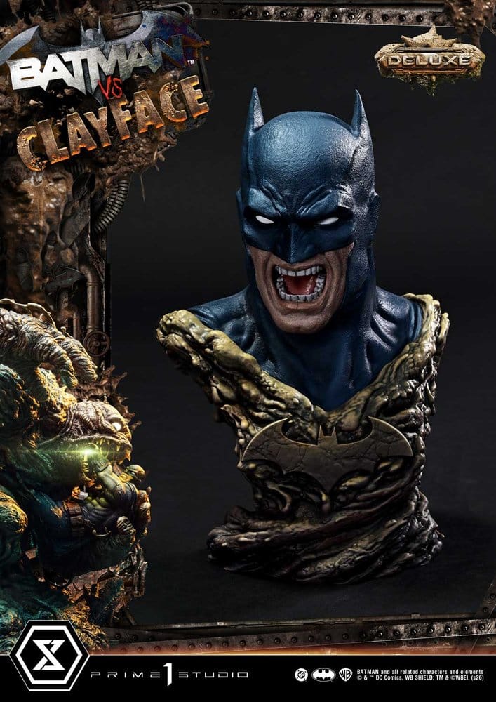 DC Comics Ultimate Premium Masterline Series statuette 1/4 Batman VS Clayface Deluxe Version 83 cm