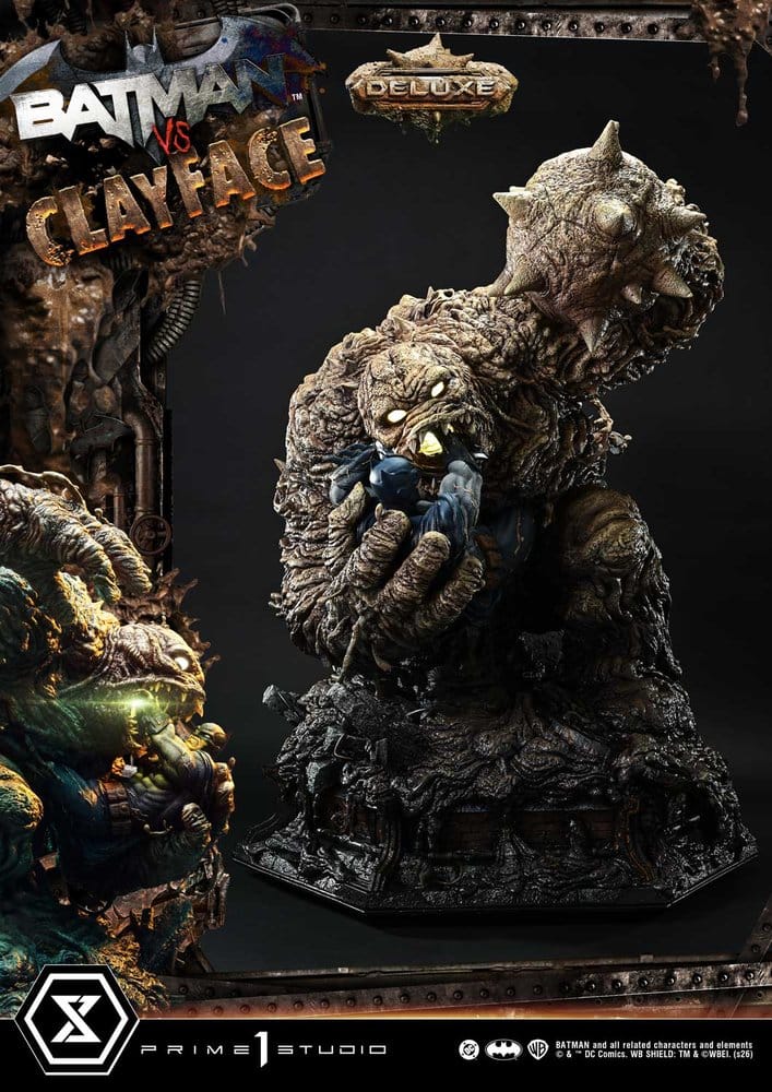 DC Comics Ultimate Premium Masterline Series statuette 1/4 Batman VS Clayface Deluxe Version 83 cm