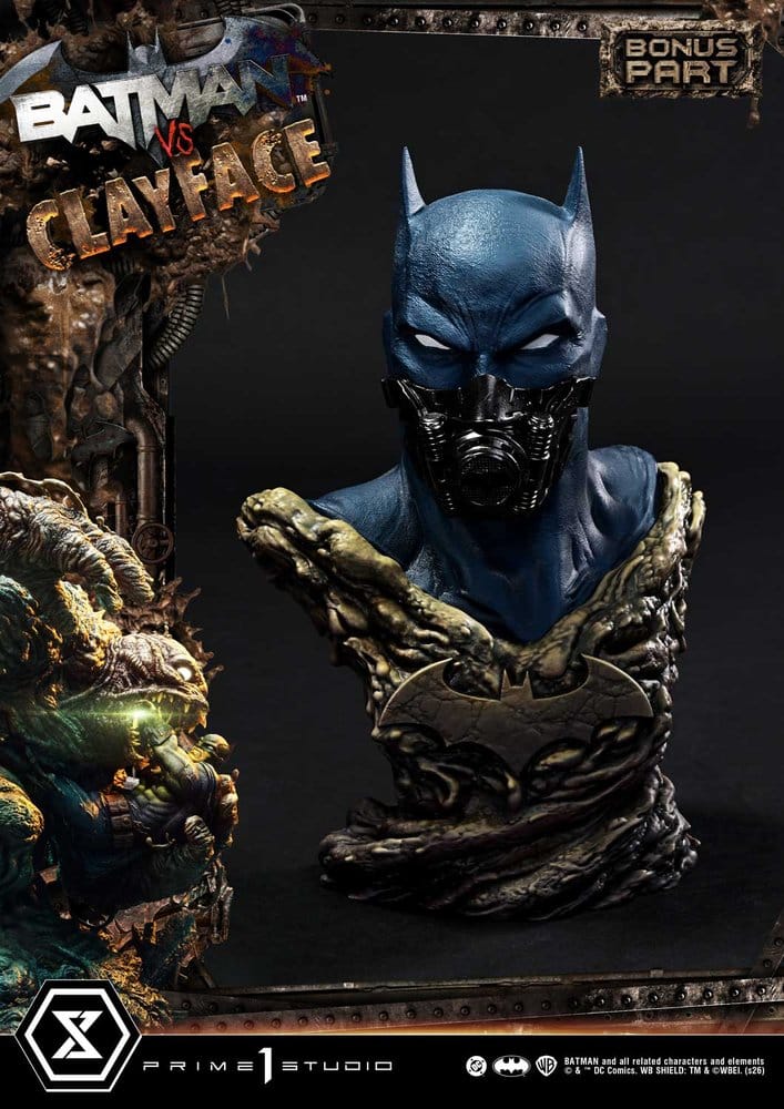 DC Comics Ultimate Premium Masterline Series statuette 1/4 Batman VS Clayface DX Bonus Version 83 cm