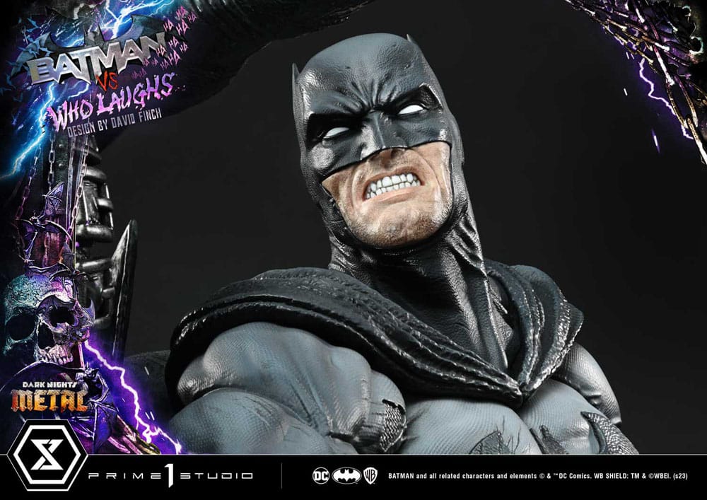 Dark Nights: Metal statuette Ultimate Premium Masterline Series 1/4 Batman VS Batman Who Laughs 67 cm