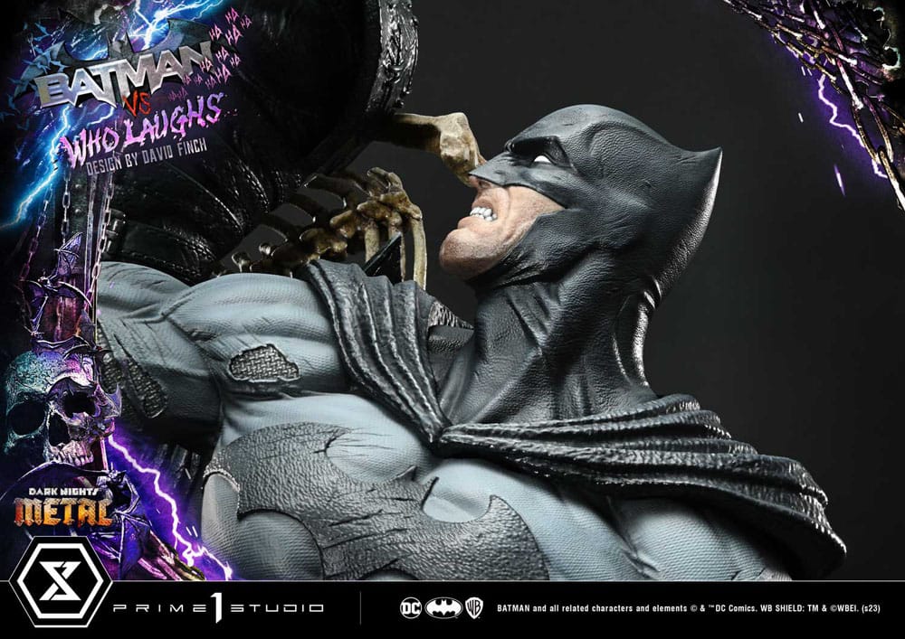 Dark Nights: Metal statuette Ultimate Premium Masterline Series 1/4 Batman VS Batman Who Laughs 67 cm