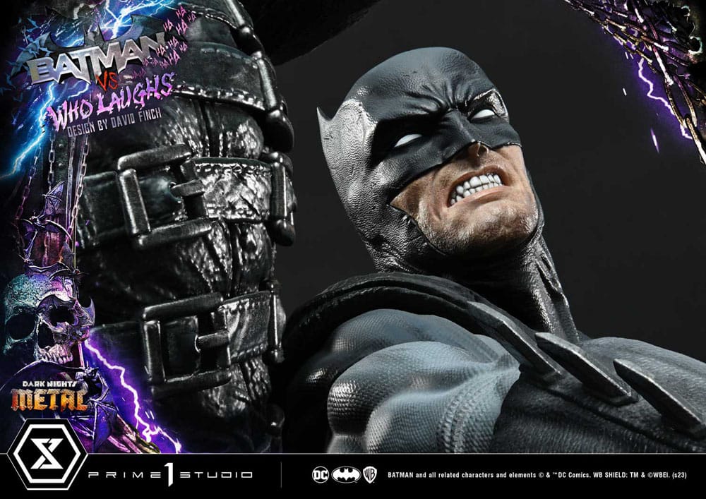 Dark Nights: Metal statuette Ultimate Premium Masterline Series 1/4 Batman VS Batman Who Laughs 67 cm