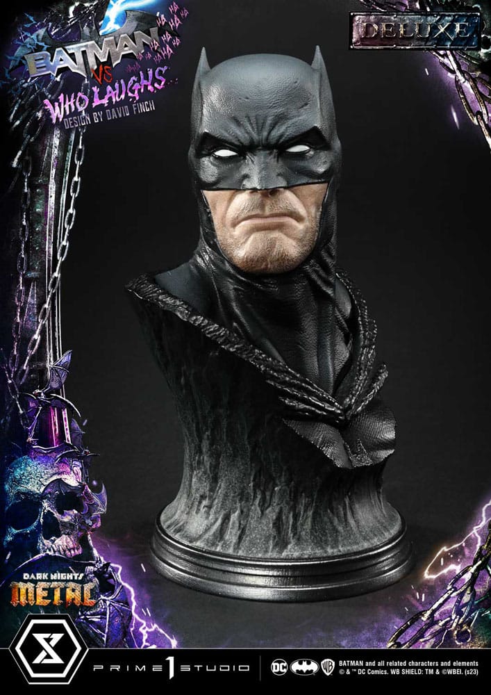 Dark Nights: Metal statuette Ultimate Premium Masterline Series 1/4 Batman VS Batman Who Laughs Deluxe Bonus Version 67 cm