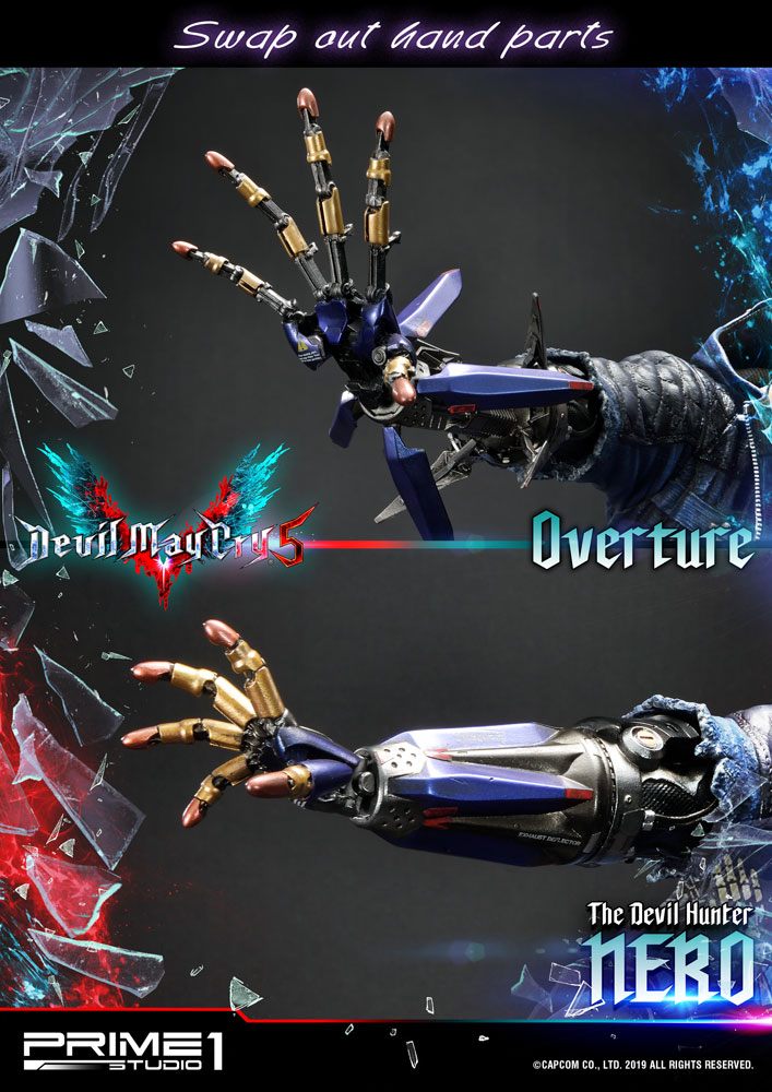 Devil May Cry 5 statuette Nero Deluxe Ver. 70 cm