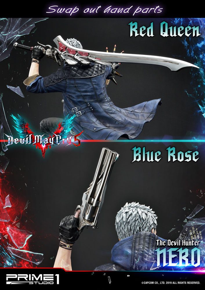 Devil May Cry 5 statuette Nero Deluxe Ver. 70 cm
