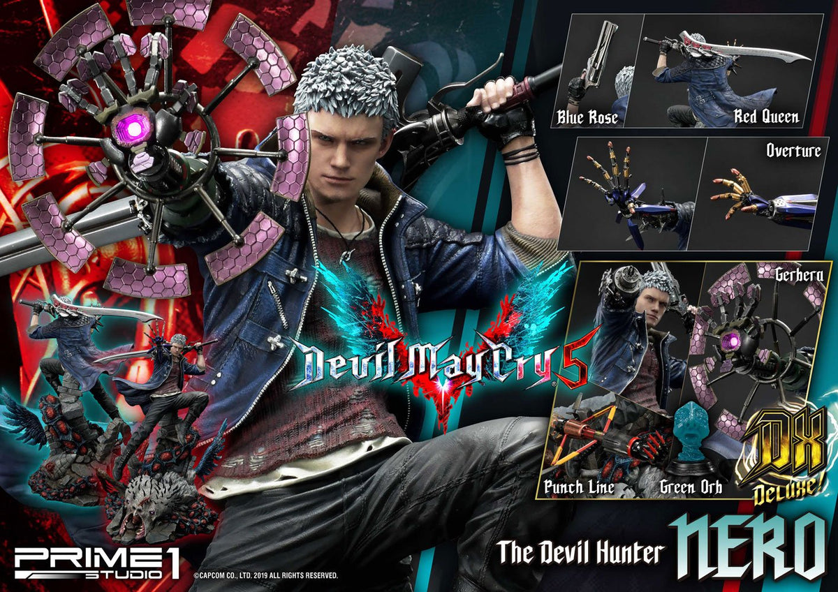Devil May Cry 5 statuette Nero Deluxe Ver. 70 cm