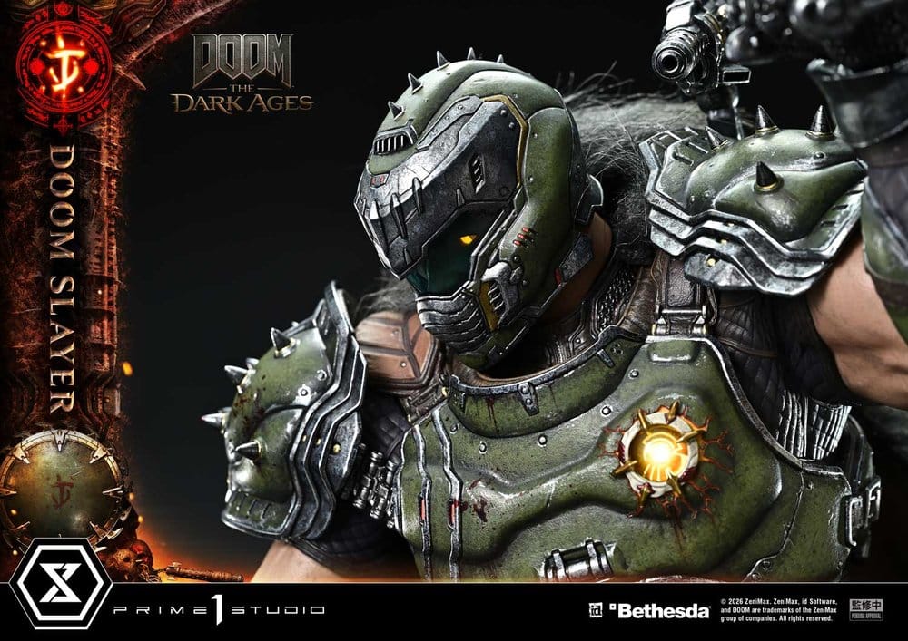 DOOM: The Dark Ages statuette Ultimate Premium Masterline Series 1/4 DOOM Slayer 77 cm