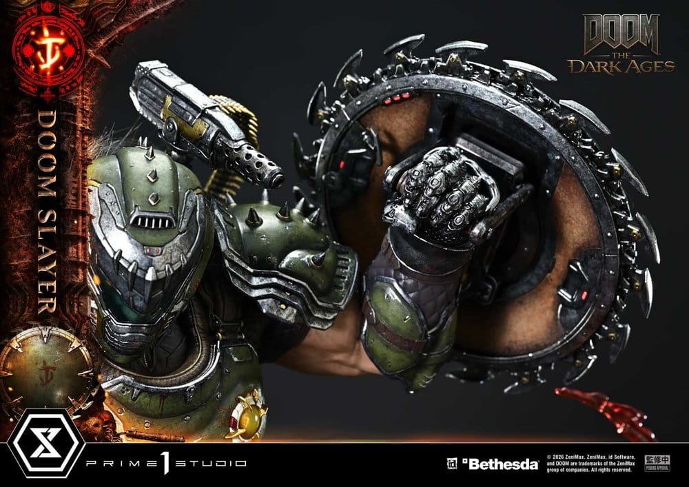 DOOM: The Dark Ages statuette Ultimate Premium Masterline Series 1/4 DOOM Slayer 77 cm