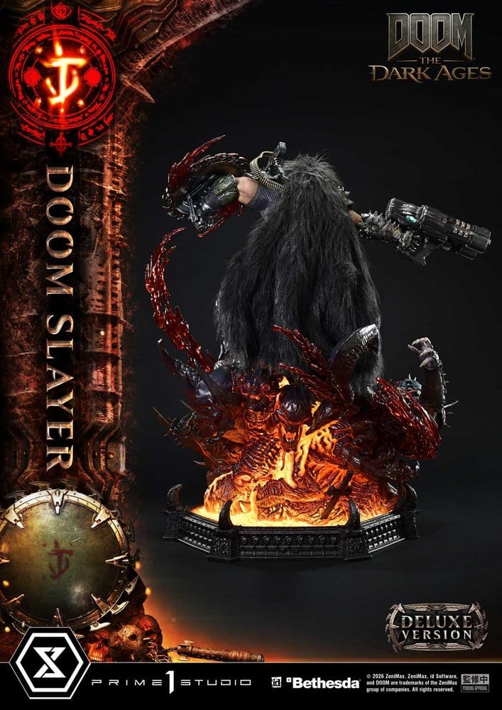DOOM: The Dark Ages statuette Ultimate Premium Masterline Series 1/4 DOOM Slayer Deluxe Version 77 cm