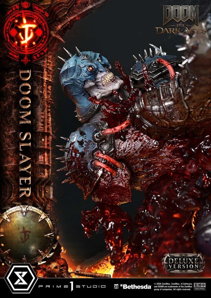 DOOM: The Dark Ages statuette Ultimate Premium Masterline Series 1/4 DOOM Slayer Deluxe Version 77 cm