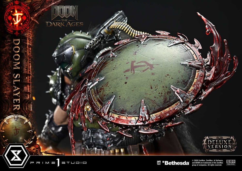 DOOM: The Dark Ages statuette Ultimate Premium Masterline Series 1/4 DOOM Slayer Deluxe Version 77 cm