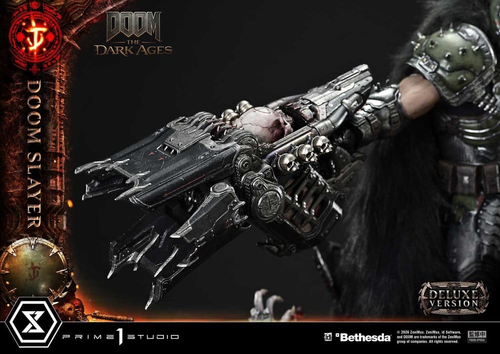 DOOM: The Dark Ages statuette Ultimate Premium Masterline Series 1/4 DOOM Slayer Deluxe Version 77 cm