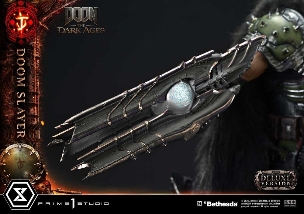 DOOM: The Dark Ages statuette Ultimate Premium Masterline Series 1/4 DOOM Slayer Deluxe Version 77 cm