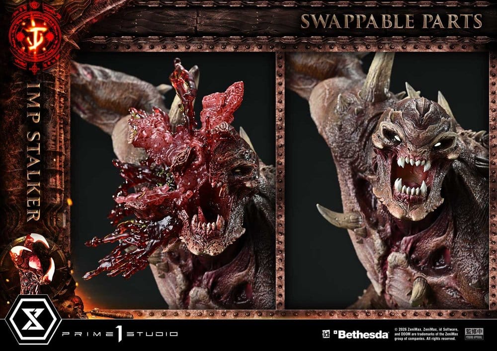 DOOM: The Dark Ages statuette Ultimate Premium Masterline Series 1/4 Imp Stalker 77 cm