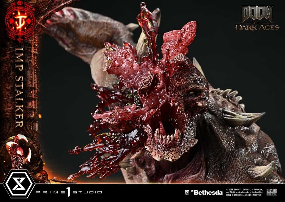 DOOM: The Dark Ages statuette Ultimate Premium Masterline Series 1/4 Imp Stalker Bonus Version 77 cm