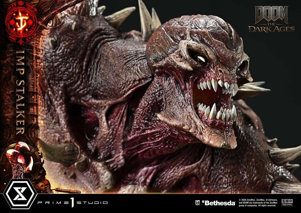 DOOM: The Dark Ages statuette Ultimate Premium Masterline Series 1/4 Imp Stalker Bonus Version 77 cm