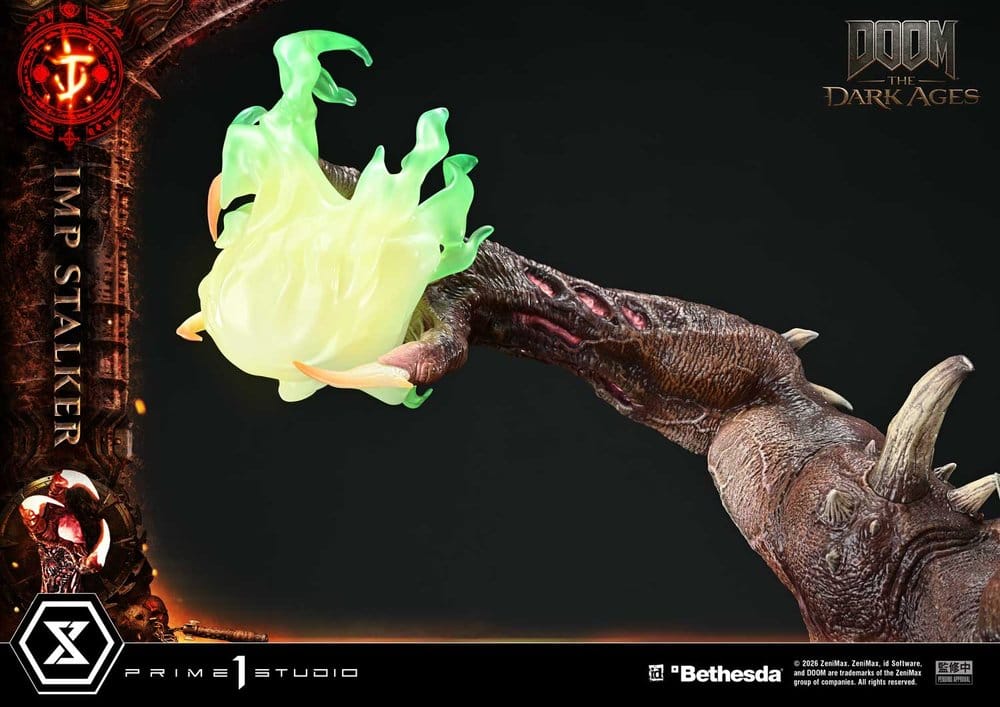 DOOM: The Dark Ages statuette Ultimate Premium Masterline Series 1/4 Imp Stalker Bonus Version 77 cm