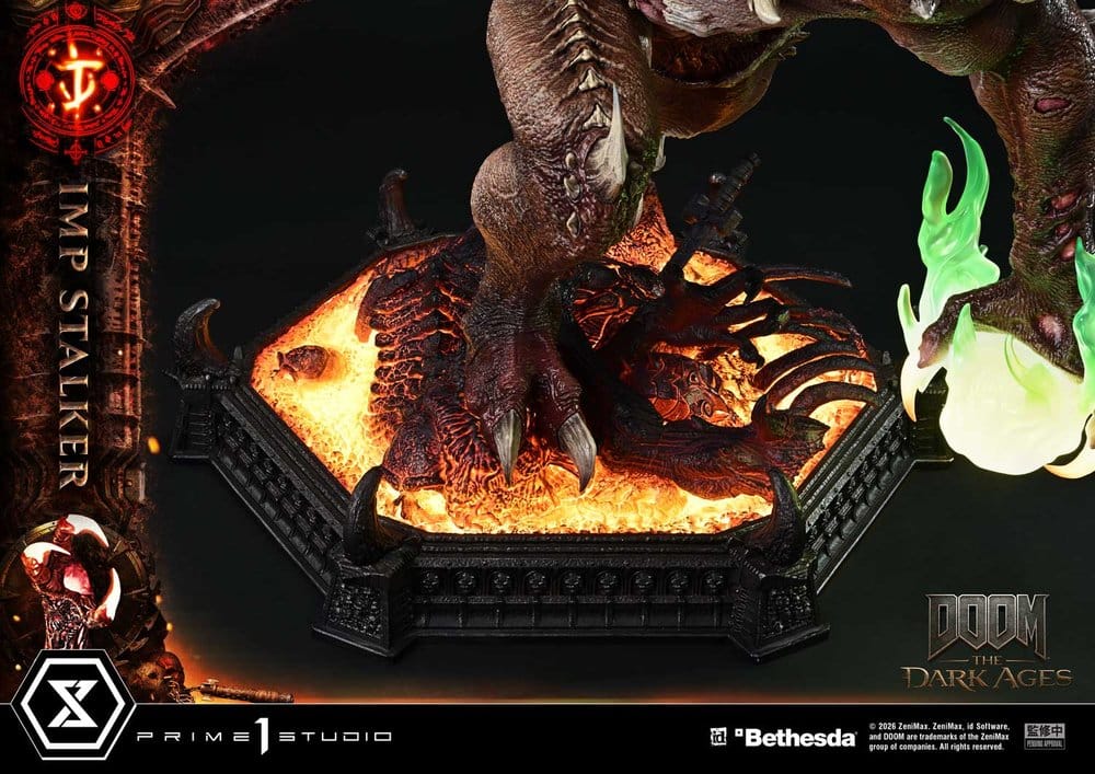 DOOM: The Dark Ages statuette Ultimate Premium Masterline Series 1/4 Imp Stalker Bonus Version 77 cm