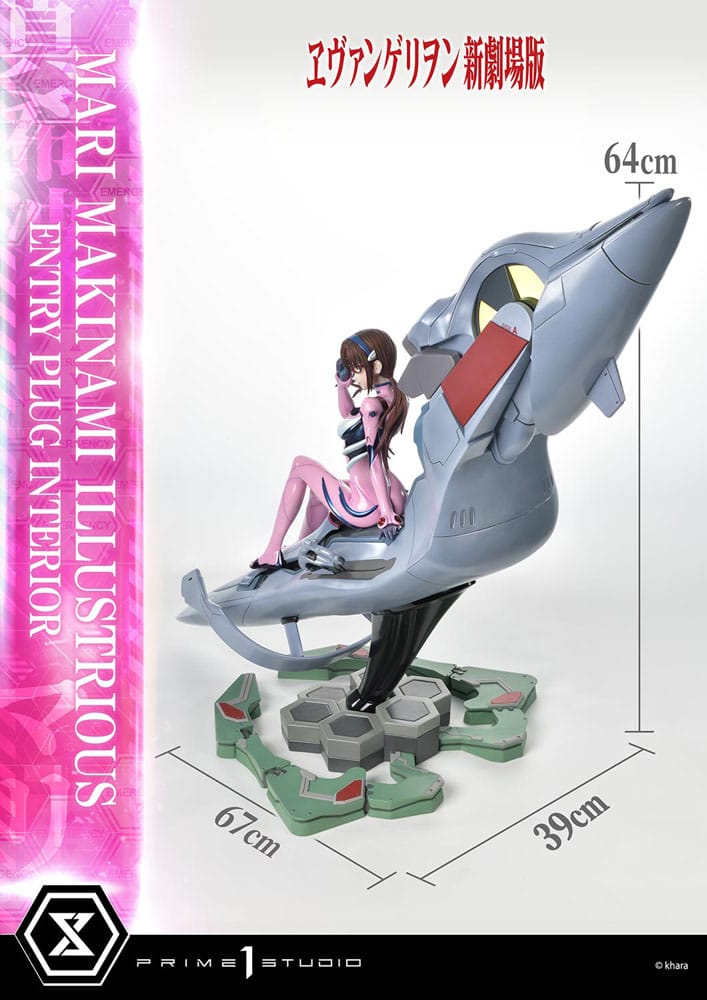Rebuild of Evangelion statuette Ultimate Premium Masterline Series M1/4 Mari Makinami Illustrious Bonus Ver. 64 cm